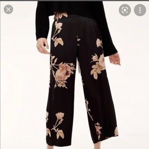 WILDRED: FLORAL FRONT-TIE PANT
